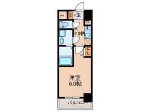 エスリード大阪ザ・ルクスの物件間取画像